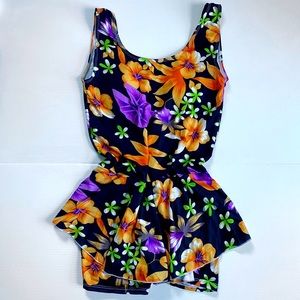 SOLD Vintage inspired floral bathing suit 🌺